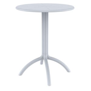 OCTOPUS Φ60Χ75εκ. SILVER GREY ΤΡΑΠΕΖΙ ΠΟΛ/ΝΙΟΥ
