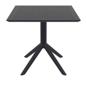 SKY BLACK 80X80X74εκ. ΤΡΑΠΕΖΙ ΠΟΛ/ΝΙΟΥ