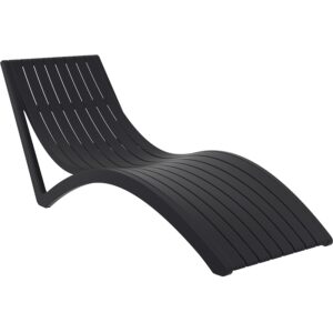 SLIM ΞΑΠΛΩΣΤΡΑ BLACK ΠΟΛ/ΝΙΟΥ 180X72X70εκ.