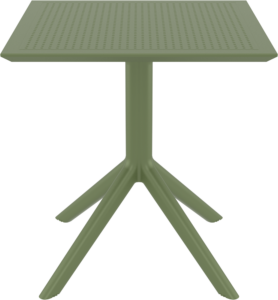 SKY OLIVE GREEN 70X70X74εκ. ΤΡΑΠΕΖΙ ΠΟΛ/ΝΙΟΥ