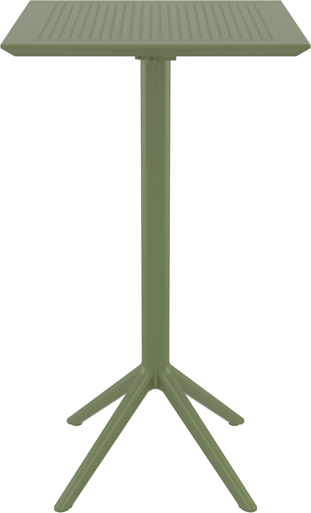SKY OLIVE GREEN BAR 60Χ60Χ108εκ.ΠΤΥΣ/ΝΟ ΤΡΑΠ. ΠΟΛ/ΝΙΟΥ