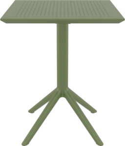 SKY OLIVE GREEN 60Χ60X74εκ. ΤΡΑΠΕΖΙ ΠΤΥΣ/ΝΟ ΠΟΛ/ΝΙΟΥ