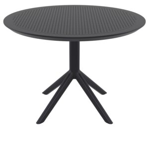 SKY BLACK Φ105X74εκ. ΤΡΑΠΕΖΙ ΠΟΛ/ΝΙΟΥ