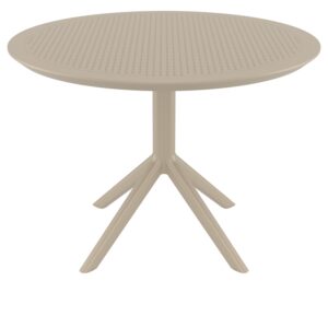 SKY TAUPE Φ105X74εκ. ΤΡΑΠΕΖΙ ΠΟΛ/ΝΙΟΥ