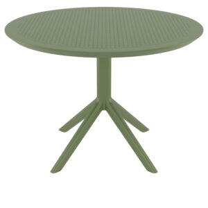 SKY OLIVE GREEN Φ105X74εκ. ΤΡΑΠΕΖΙ ΠΟΛ/ΝΙΟΥ