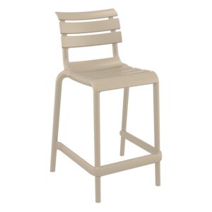 HELEN 65εκ. ΣΚΑΜΠΟ TAUPE ΠΟΛ/ΝΙΟΥ 52X55X95εκ.