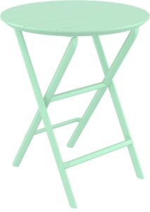 HELEN OPALINE GREEN Φ60X74εκ. ΤΡΑΠΕΖΙ ΠΤΥΣ/ΝΟ ΠΟΛ/ΝΙΟΥ