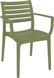 ARTEMIS OLIVE GREEN ΠΟΛΥΘΡΟΝΑ ΠΟΛ/ΝΙΟΥ 58X58X83.5εκ.