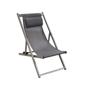 DEVIN ΣΕΖΛΟΝΓΚ GREY ΑΛΟΥΜΙΝΙΟΥ 58X95-102X78-95εκ.