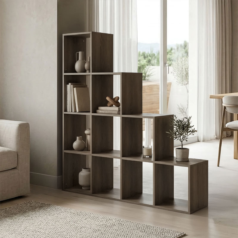Βιβλιοθήκη Scala pakoworld sonoma 129.5x29x129.5εκ
