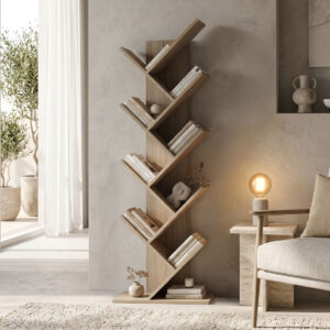 Βιβλιοθήκη Fyllo pakoworld sonoma 50x25x141.5εκ