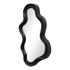 Καθρέπτης Liquid pakoworld pp σε μαύρη απόχρωση 26x2.7x39εκ