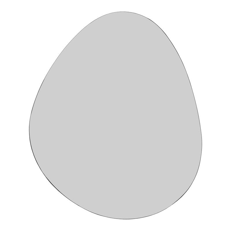 Καθρέπτης Hahoe pakoworld 60x1x72.5εκ